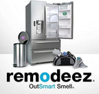 remodeez Trash Can Deodorizer and Odor Eliminator, Activated Charcoal Bags, Charcoal Air Purifiers, Odor & Moisture Absorber (2pack)