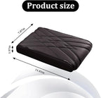 Car Center Console Cover, Memory Foam Vehicle Arm Rest Seat Box Cushion Pad, Scratch & Wear Resistant Automotive Middle Console Protector, Universal for SUV Automobile Truck (Coffee)