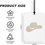 4 Pcs Western Car Air Freshener Boho Western Car Accessories for Women Preppy Cowgirl Car Air Freshener Decor for Mirror Home Closet