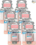 Yankee Candle Car Air Fresheners, Hanging Car Jar Ultimate, Neutralizes Odors Up To 30 Days, Pink Sands, 0.96 OZ (Pack of 6)