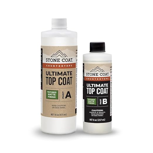 Stone Coat Countertops Ultimate Top Coat Epoxy - DIY Epoxy Resin Kit with Extra Scratch Resistance and UV Resistance for Protecting Your Surface! (Natural Matte Finish)