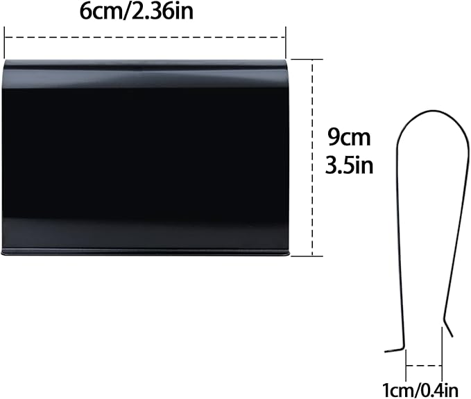 TERPINK Car Air Freshener Visor Clip Compatible with Drift Car Air Freshener, Auto Accessories, Vehicle Sun Visor Metal Clip, Black, Freshener not include (1 Pack)