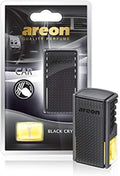 AREON ACB02 Car Freshener Vent Clip Luxury and Elegant 0.27 oz Car Air Freshener Perfume, Black Crystal Scent