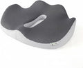 Seat Cushion for Office Chair Orthopedic Memory Foam Coccyx Support Pad Sciatica Pain Relief Tailbone Back Comfort Posture Alignment Pressure Massage Home Car Work” Gray