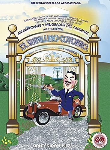(ELC) El Vainillino Cotorro Car/Home Air Freshener Vanilla/Vainilla Deodorant Aromatizante Mexico (10 pcs)