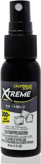 California Scents Xtreme 1 oz. Spray Air Freshener, Ice, 6 Packs