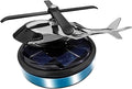 Helicopter Car Air Fresheners with Solar Rotating, Creative Perfume Decoration, Airplane Fragrance Diffuser for Home, Office (Blue)