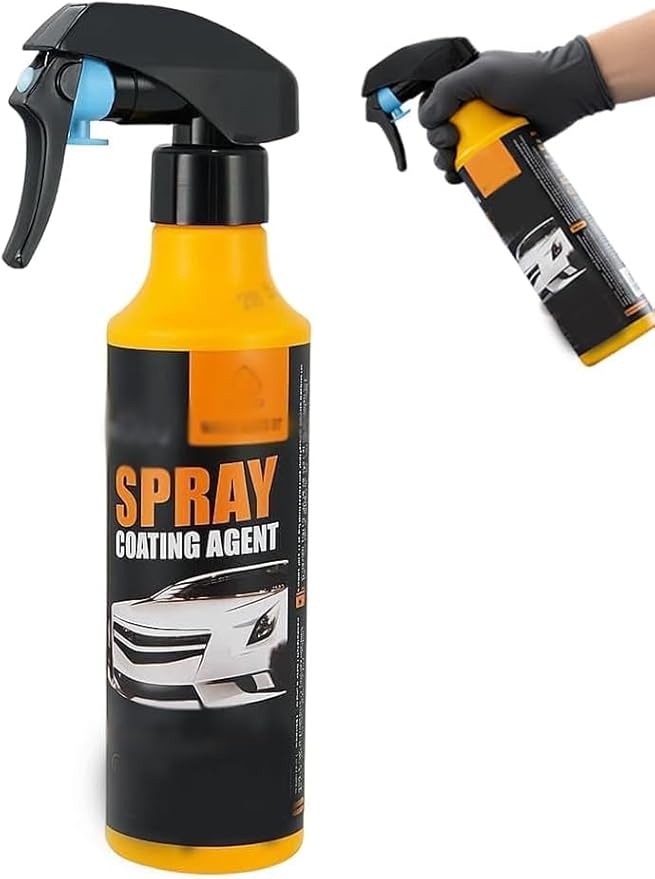 Nano Hydrophobic Ceramic Coating, 2026 New Car Coating Spray Kit, Easy-to-Spray Auto Paint Protection, Car Quick Acting Coating Agent Sprays for Vehicle Shine & Protection (1Pcs)