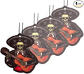 Fresh Fresheners Cute Funny and Aesthetic Car Air Fresheners 4-pack Scented With Premium Oils (Mariachi Skull)