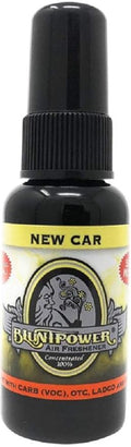 BluntPower 1 Ounce Bottle Oil Based Concentrated Air Freshener Oil for Burner, New Car Blunt Power