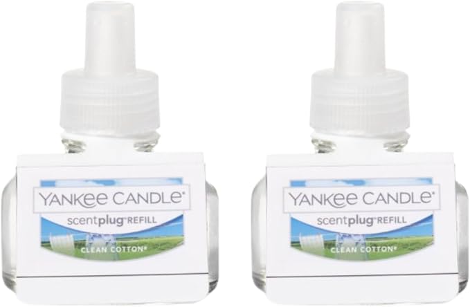 Yankee Candle ScentPlug Refill, Clean Cotton (Pack of 2)