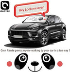 IC ICLOVER Car Windshield Sunshade with Pet Design, Cute Cartoon Design Front Auto Car Windshield Sun Shade Folding Silvering Sun Visor - UV Coating for UV Ray Deflector (Panda)