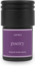 Aera Go Poetry Car Fragrance Scent Refill - Notes of Suede and Violet Leaves - Works with the Aera Go Diffuser for Car