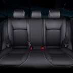 AOMSAZTO Car Seat Cover for Mazda 3 2019 2020 2021 2022 2023 2024 2025 2026 - Full Set Customized Black Faux Leather Seat Covers