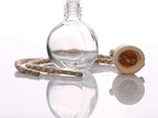 Car Aromatherapy Essential Oil Diffuser Bottle,10 Pack Car Air Freshener Bottle Empty Hanging Perfume Bottle Fragrance Decor Accessories Auto Window Ornament (round)