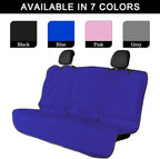 Car Towel Seat Cover, Waterproof Sweating Non-Slip Premium Soft Towel Carseat Protector, Universal Machine Washable Car Truck SUV Front Seat Cover for Gym Workout Beach Hiking (Blue, Rear)