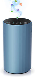 Waterless Essential Oil Diffuser Aromatherapy Scent Diffusers for Home Large Room, Bedroom, Car, Office, Desk, Battery Operated Mini Portable Air Freshener (Blue)
