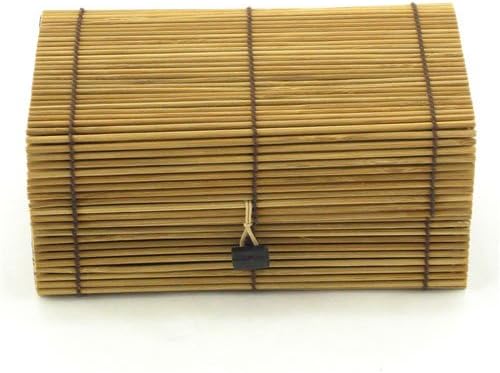 BambooMN Granulated Bamboo Charcoal Odor Absorber Bag in Decorative 6.25" x 3.5" x 3" Box, 2 Pieces
