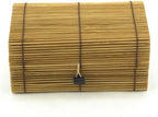 BambooMN Granulated Bamboo Charcoal Odor Absorber Bag in Decorative 6.25" x 3.5" x 3" Box, 2 Pieces