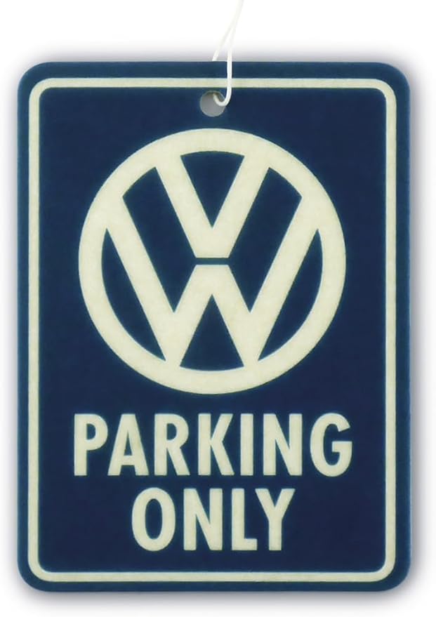 BRISA VW Collection Volkswagen Air Freshener, Room Freshener, Deodorizer for Cars T1 Bus Campervan Motif (Fresh/Blue/Set of 2)