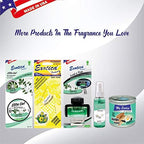 Exotica Car Air Freshener | Spill-Proof Can | Organic | for Home & Auto | Long Lasting Freshness | (Pack of 12) Jasmine