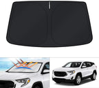 KUST Windshield Sun Shade for 2018-2023 2024 2025 GMC Terrain Window Accessories Sunshade Sun Protector Foldable Block UV Rays Keep Car Cooler