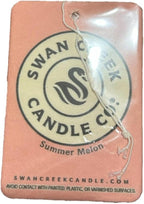Swan Creek Candle Co. Summer Melon Hanging Car Air Freshener 04138 Pack of 3, Black