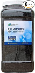 Pure Non-Scents® Granular Coconut Shell Activated Charcoal - Non Toxic Odor Absorber & Eliminator for Home, Car, Shoes, Closet, Fridge, & More - Safe Deodorizer for Strong Smells - Unscented, 1 Gallon