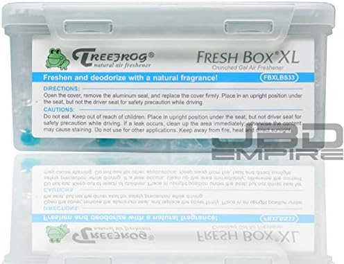 Treefrog Xtreme Fresh Box XL Air Freshener Scent Extra Large 400g - Black Squash/Blue Squash/Green Squash/White Peach/New Car (Blue Squash)