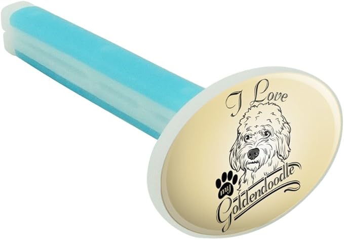 I Love My Goldendoodle Car Air Freshener Vent Clip