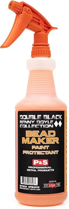P & S PROFESSIONAL DETAIL PRODUCTS Bead Maker - Paint Protectant & Sealant, Easy Spray & Wipe Application, Cured Protection, Long Lasting Gloss Enhancement, Hydrophobic Finish, Great Scent (1 Quart)