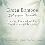 Car Air Freshener Refill for Smart Car Diffuser, 3 x 10ml Fragrance Oil Refills, Vent Clip Compatible, Long Lasting Car Diffuser Refill (Green Bamboo)