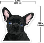 WIRESTER Fresh Scented Car Air Freshener Vent Clip, Decorative Accessories, Interior Decoration for Cars - Cute Animal Butt, Cute Dog Cat, Dog Butt Looking Back, Dog Lying