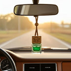 Hanging Air Freshener Fragrance Oil Glass Bottle with Multiple Scents, Automobile Interior Decoration, Long Lasting for Car and Home, Chanel Cherry Blossom Scent