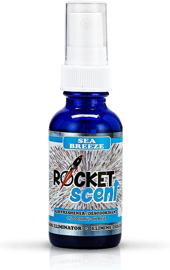 Rocket Scent - Oil Air Fresheners + Odor & Smoke Eliminator + Home, Car, Office, Bathroom Deodorizer (Crisp Scents)
