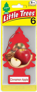 Little Trees Hanging Type Fragrance air fresheners Cinnamon Apple 6 Pieces U6P-60338