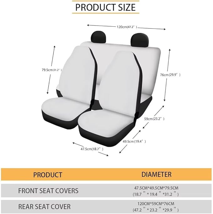 KEIAHUAN Universal Front and Bench Seat Covers American Flag Camo Deer Hunting Car Seat Cover Auto Accessories for Most Sedans,SUVs,Truck,Vans