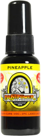 BluntPower (Pineapple, 1 Pack) Concentrated Air Freshener for Room and Car Spray - Oil-Based Diffuser Spray Bottle - Long-Lasting Bathroom Spray, Car Freshener, & Odor Eliminator Spray