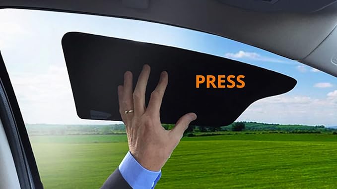 Limo Tint Sun Visor Sunshade Extender for Car Window Windshield Sun Shade Anti-Glare Car Sun Visor Protects from Sun Glare, Snow Blindness, UV Rays, Universal for Cars, SUVs, Trucks 1 Pack