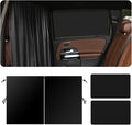 Car Sun Shade Kit,Large Car Curtains Include 1PCS Divider Curtain and 2PCS Magnetic Curtain,Universal Truck Window Shades Accessories for Privacy,Sleeping,Blackout (Large for SUV&Truck)