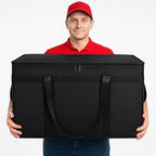 Bodaon Large 10-Pack Insulated Food Delivery Bag With Hard Bottom, XXXL Catering/Pizza Cooler Bags, Rideshare Delivery Bag, Thermal Cold/Hot Styrofoam Carrier for Travel/Shopping/Car