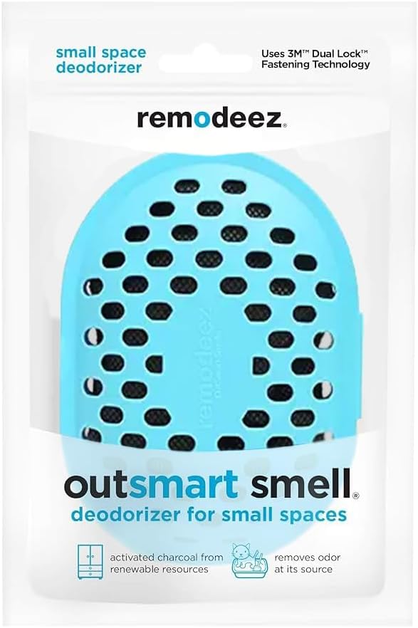 Remodeez Deodorizer and Odor Eliminator, Made From Natural Renewable Coconut Shell Charcoal, Natural Air Fresheners, Moisture & Odor Absorber for Home and Small Spaces