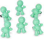 Little Joe 96406-6PK Fresh Mint Scent Car Air Freshener Vent Clip, Fights Odors for up to 45 Days, Long-Lasting Freshness, Cute Car Odor Eliminator, Pack of 6