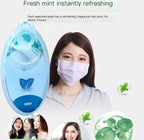 400 Mint-Infused Ice Menthol Air Freshener Beads - Long-Lasting Natural Fragrance for Home, Masks & Car,Essential Oils Derived From Natural Herbal Extracts(400 mint)