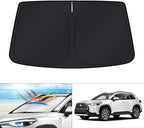 KUST Windshield Sun Shade for 2026 2025 2024 2023 2022 Toyota Corolla Cross Accessories (Not for Corolla) Window Sunshade Sun Visor Protector Foldable Blocks UV Rays Keep Car Cooler