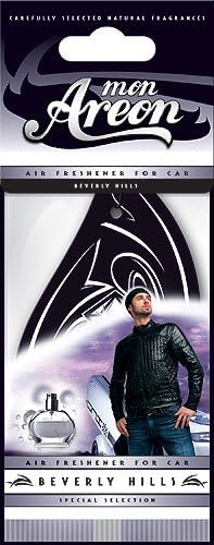 Areon MON Modern Classic Design Hanging Car Air Freshener, Beverly Hills Scent (Pack of 24)