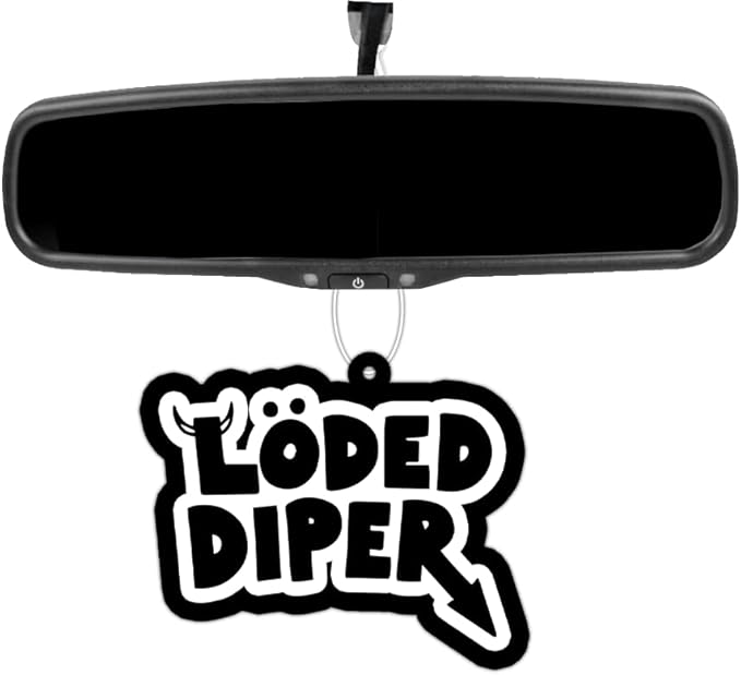 Loded Diper Meme Funny Air Freshener Gift Car Decor Lavender Scented