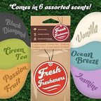 Funny Naughty Unique Car Air Fresheners Scented With Premium Oils By Fresh Fresheners (Weed Sloth)