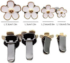 8pcs Cute Five-Petal Flower Car Air Vent Fragrance Clip Daisy Car Air Freshener Air Conditioning Outlet Clip Car Inter Decor (blue red, Ocean)