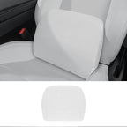 Memory Foam Lumbar Support Pillow for Tesla Model 3 Model Y Model S/X Cybertruck Model 3 Hidden Model Y Juniper Accessories - Mid/Lower Back Support Cushion for Car Seat (White)
